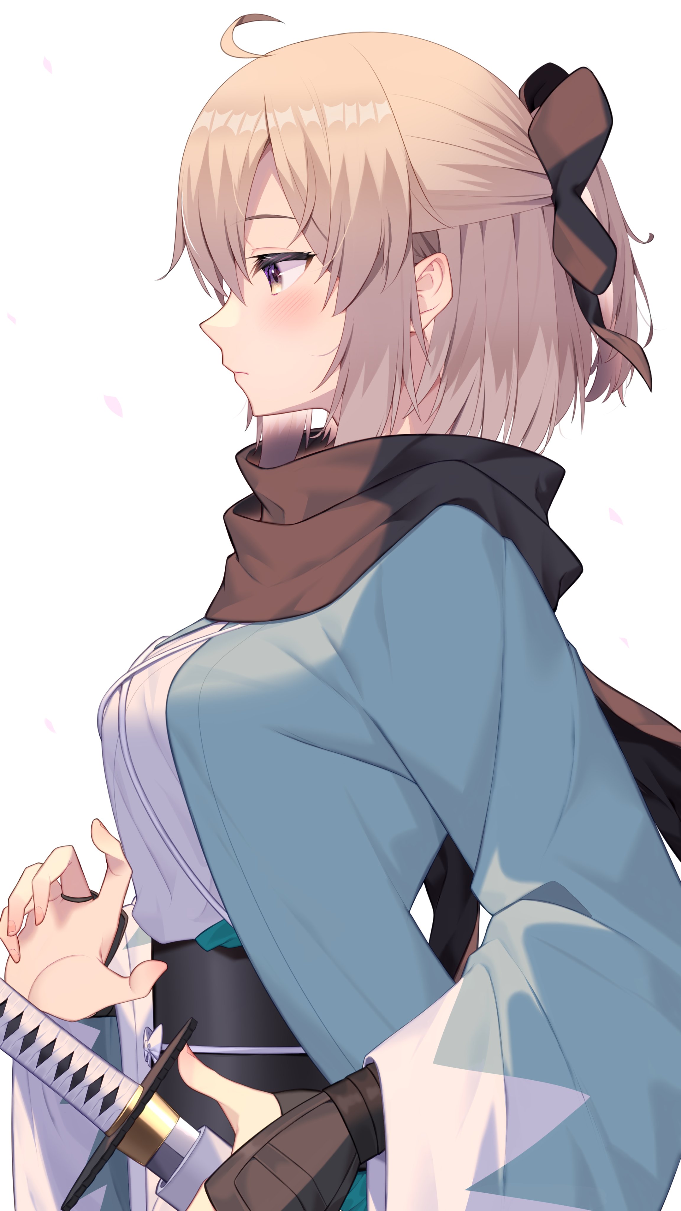 jun (aousa0328) fate/grand order okita souji (fate) japanese clothes